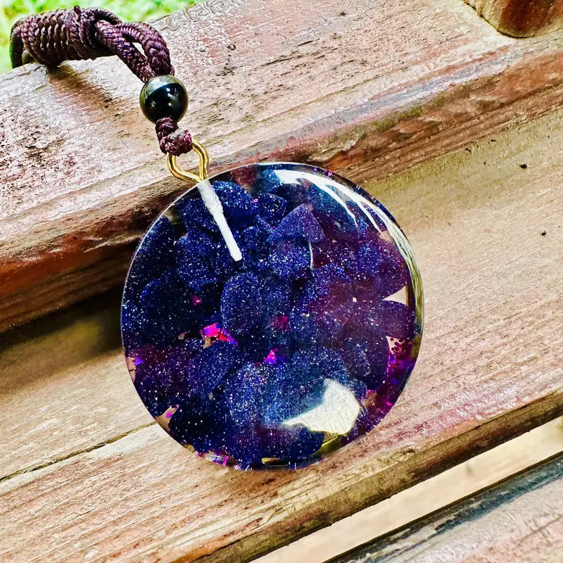 "Energy Spiral" – Orgonite Necklace
