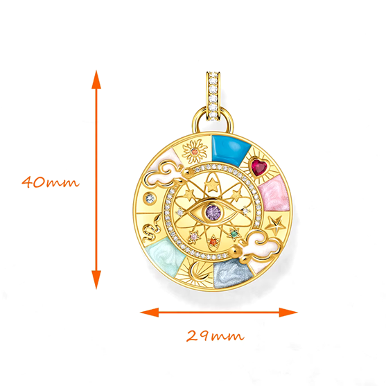 "Eye of Fortune – The Cosmic Wish Pendant"