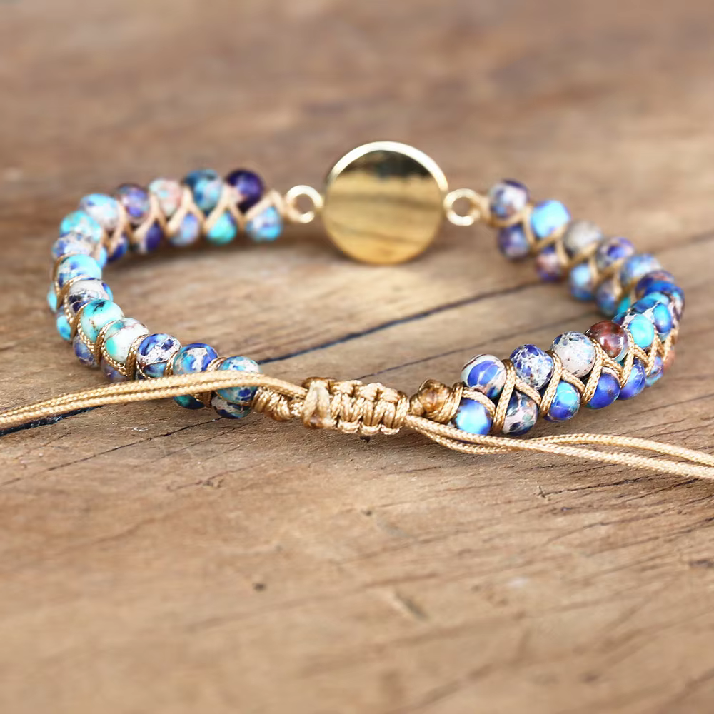 "Harmony of the Sky Blue Bracelet" – A Symbol of Protection and Peace