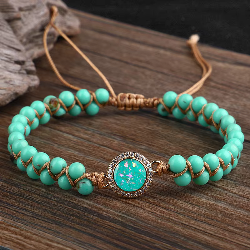 "Harmony of the Sky Turquoise Bracelet" – Embodying Infinite Calm and Inner Peace
