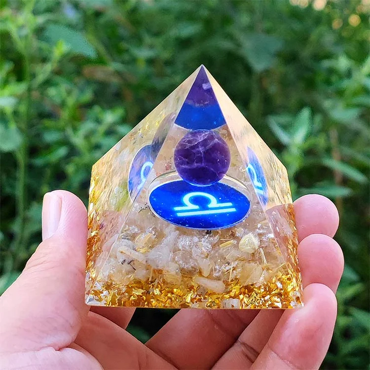 "Libra Balance Pyramid" - From the Zodiac Treasures Collection
