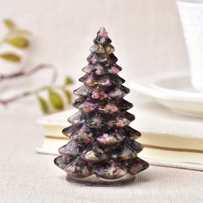 "Rainbow Harmony Pine – The Tree of Colorful Tourmaline"