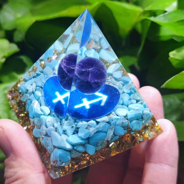 „Sagittarius Harmony Pyramid” - From the Zodiac Treasures Collection
