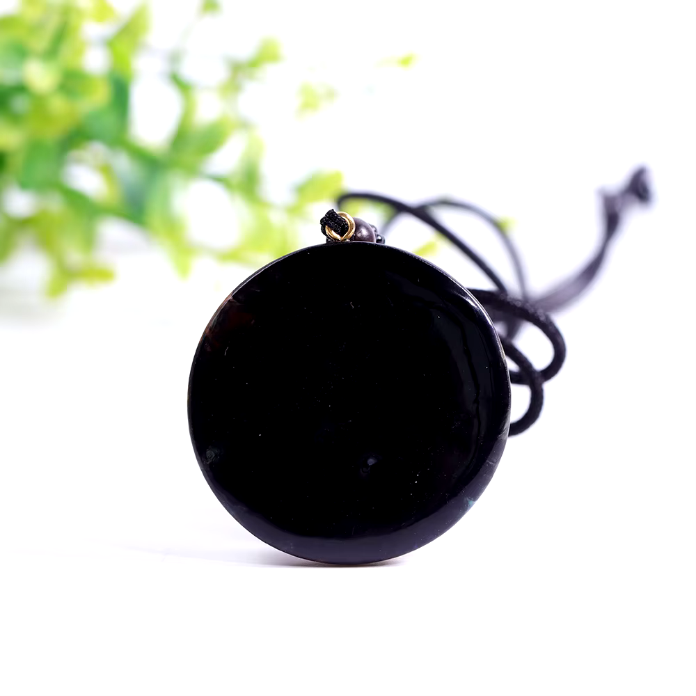 “The Transformation Butterfly – Amethyst and Copper Orgonite Necklace”