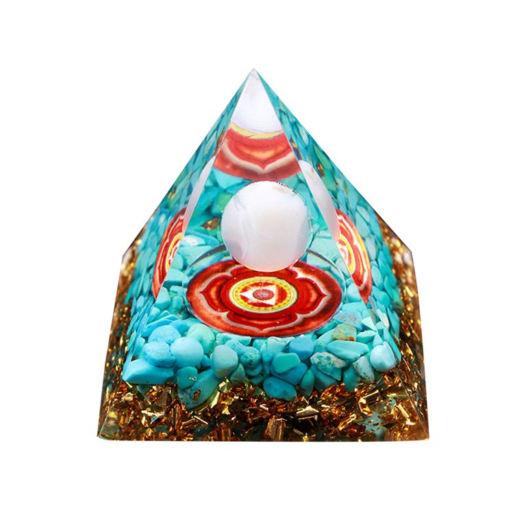 "Turquoise Life Energy"- Pyramid
