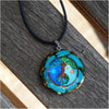 „Blue Sky Harmony „– Tree of Life Necklace