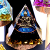 "Health and Protection Buddha Obsidian Orgone Pyramid" – Support Your Healing and Discover Your Inner Strength