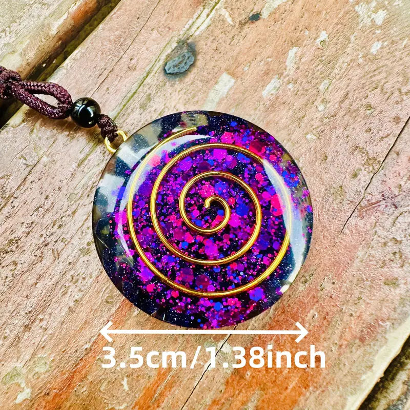 "Energy Spiral" – Orgonite Necklace