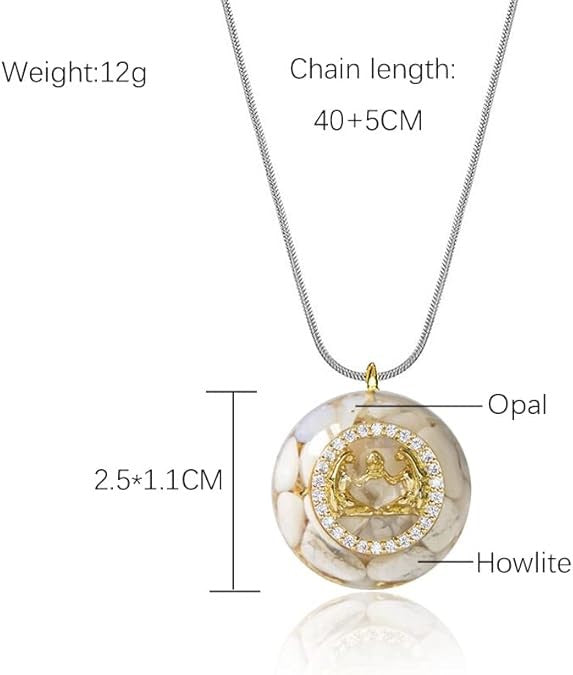 "Gemini Dual Harmony Orgone Necklace"