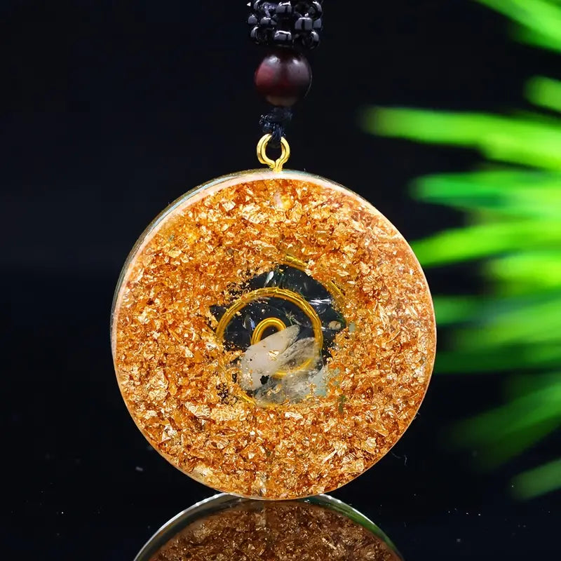 "Life Spiral" Orgonite Necklace