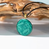 "Light of Serenity – Malachite Orgonite Necklace"