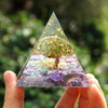 Orgonite pyramid - "Pyramid of Serenity"