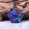 „Phoenix Rebirth Orgonite Necklace” – Rise Above Life's Challenges and Discover Your Inner Strength!