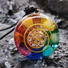 "The Gateway of the Soul" – 7 Chakra Orgonite Energy Necklace
