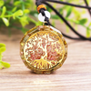 "Tree of Harmony" – Peridot Orgonite Necklace